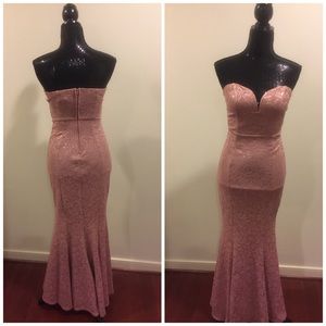 Shimmering Pink Mermad Dress